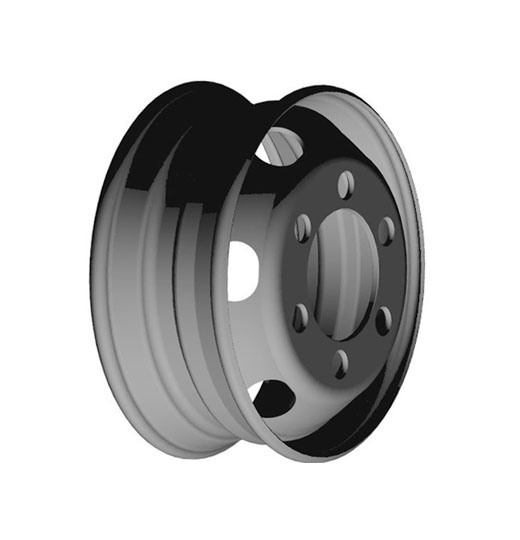 17.5x6.0 17.5x6.75 Tubeless steel wheel